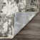 Modern Fringed Abstract Area Rug