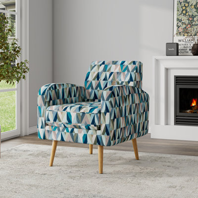 Fauteuil à accoudoirs touffeté 29 po Jakyren