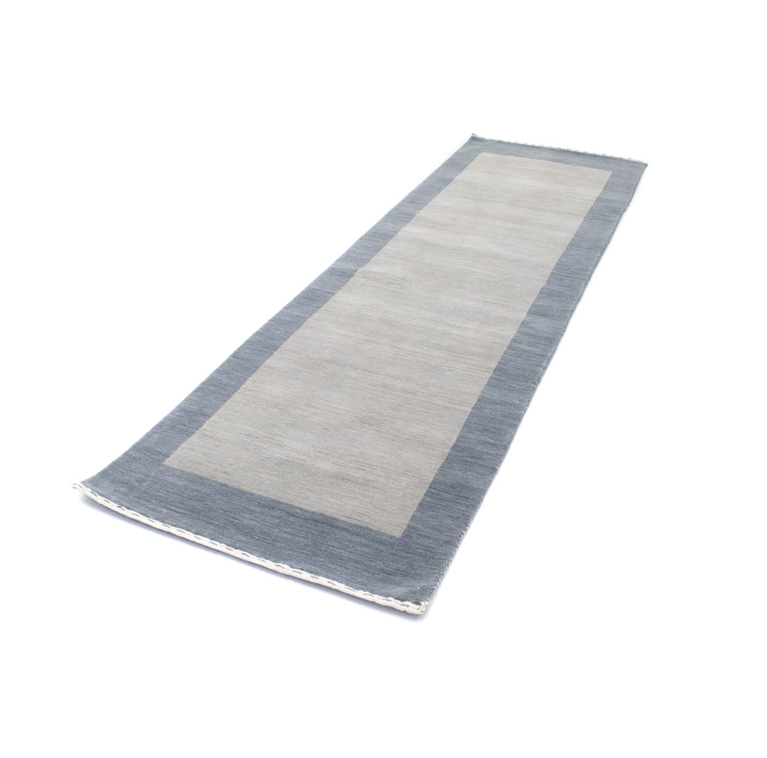 Lilwenn Hand Knotted Wool Silver Indoor/Outdoor Rug