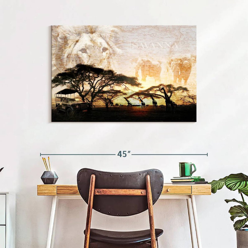 Ravi Savanna, 26" H x 39" W