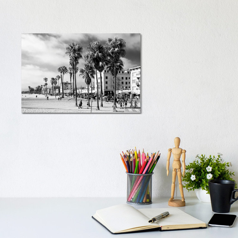 Venice On The Beach by Philippe Hugonnard - Wrapped Canvas Print, 20.32 cm H x 30.48 cm W