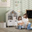 Bibliothèque à 3 niveaux pour enfants avec deux tiroirs pour la chambre à coucher
