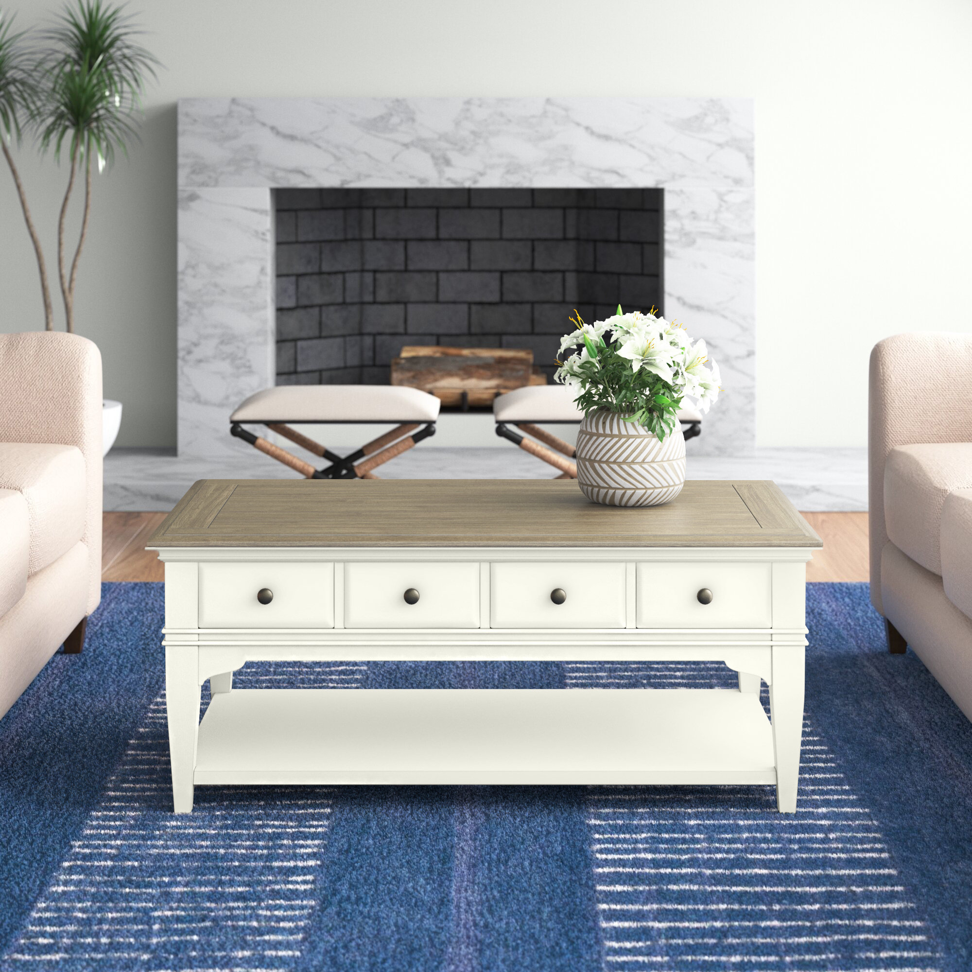 Rosecliff Heights Gouldin Coffee Table with Storage & Reviews - Wayfair ...