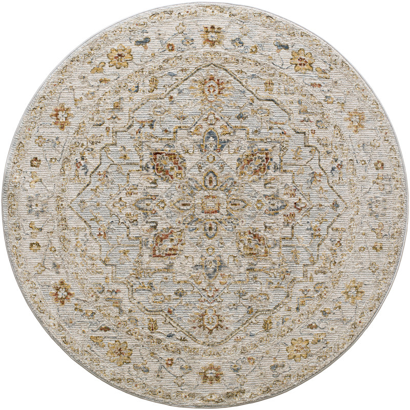 Intisaar Oriental Indoor Rug, Round 7'10"