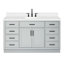 Meuble-lavabo simple en bois massif Tidworth avec plateau en quartz blanc de 1,5 po-1205209739-1171835466