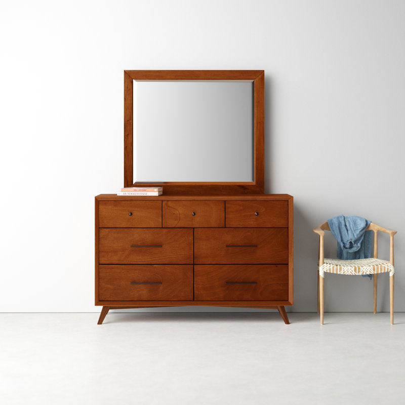 Williams 56'' W 7 - Drawer Dresser, Acorn