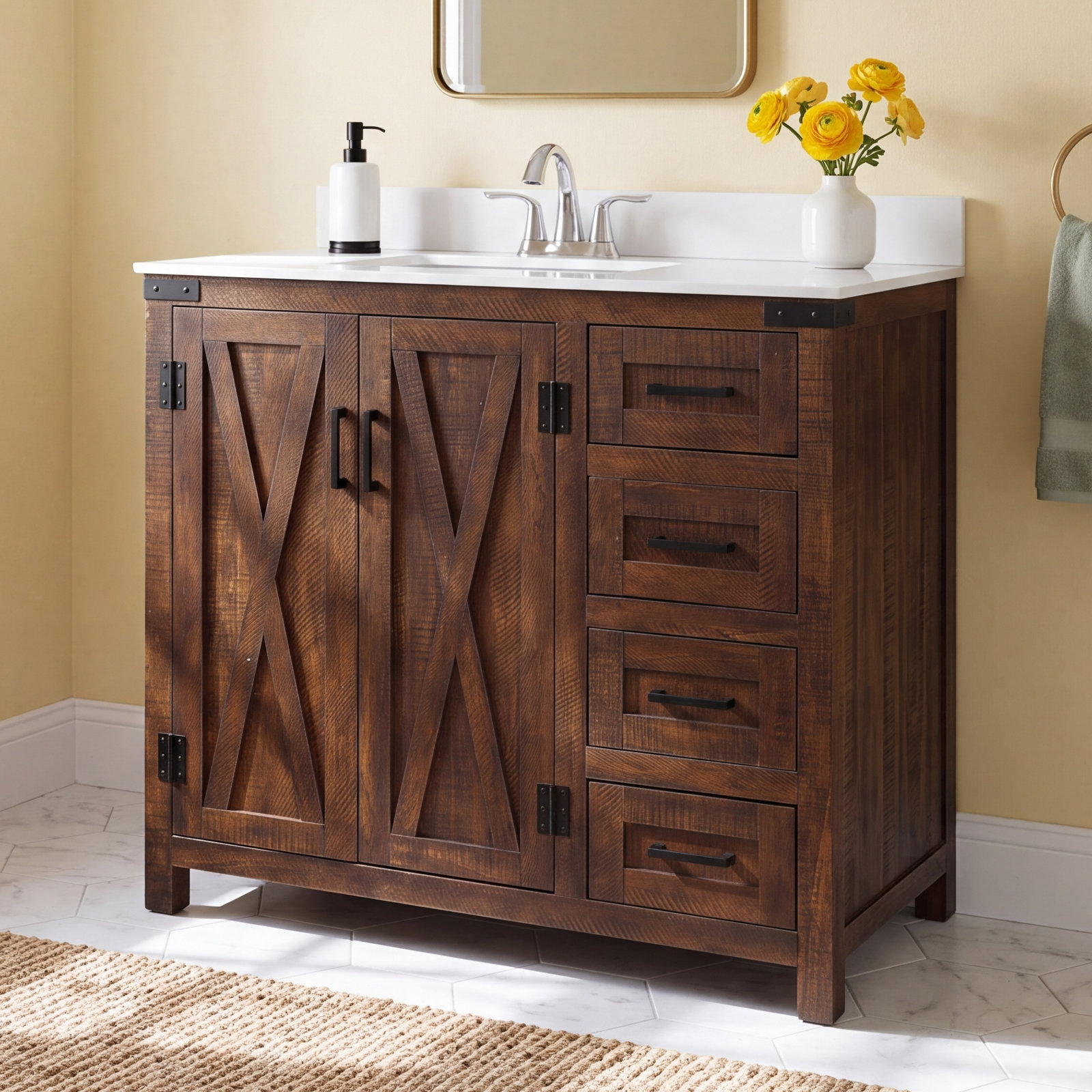 Slayton 36 " Single Bathroom Vanity, Espresso