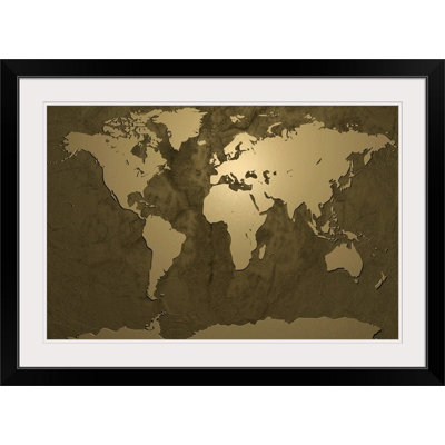 «World Map» par Macauley, impression