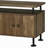 Ensata Ii Rustic Oak & Black Finish Tv Stand