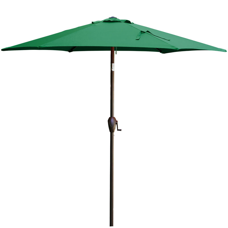 Parasol de marché l 90 po x P 90 po Alvares, Vert