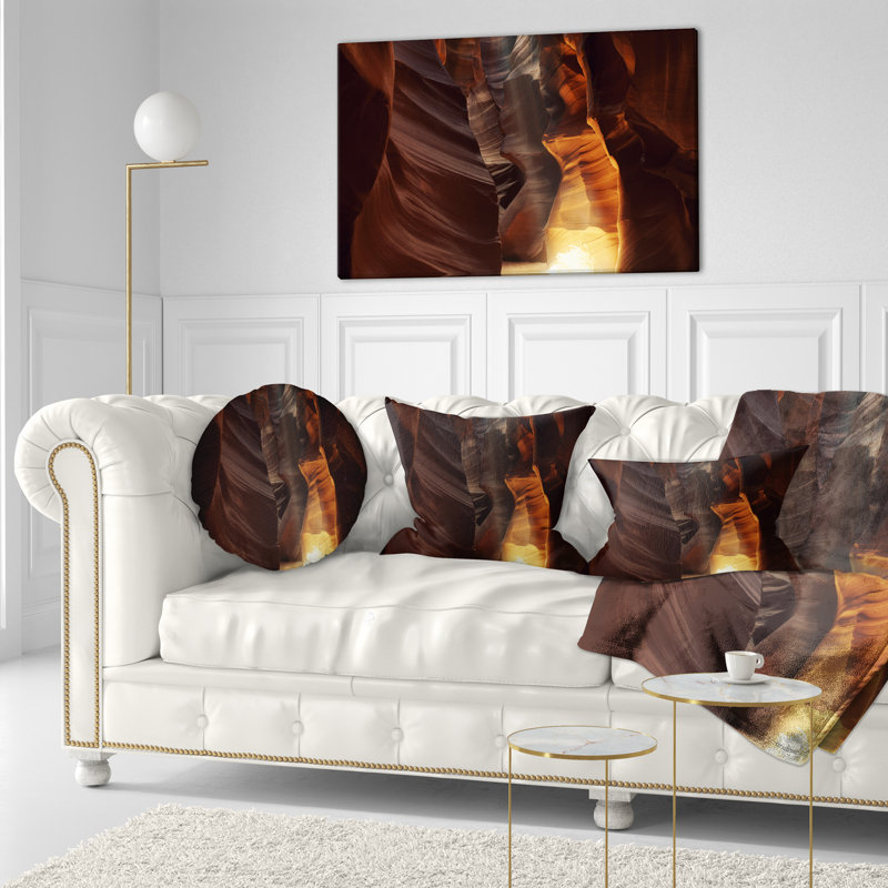 Coussin décoratif Sunbeam In Antelope Canyon