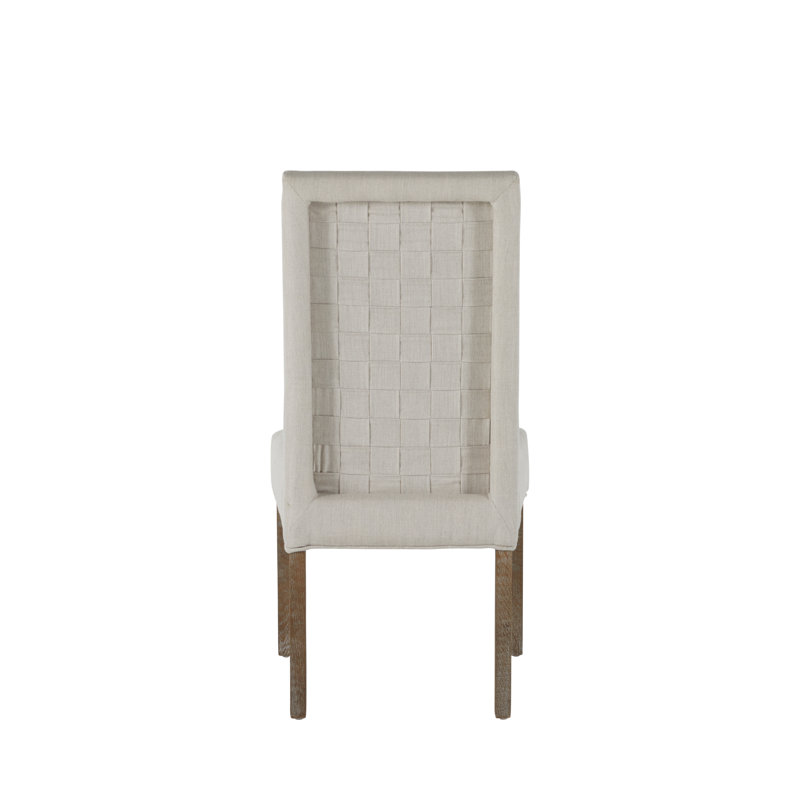 Verona Upholstered Side chair, Burnished Oak