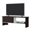 Meuble audio-vidéo Rock Point avec porte et rangement ouvert-1294640404