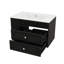 Armoire murale de salle de bain flottante 30 po avec lavabo 30 po et 2 tiroirs avec fonction de fermeture en douceur-62334205