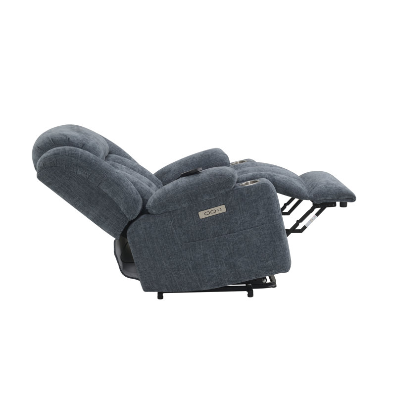Fauteuil inclinable Blue Power Lift avec chauffage et massage