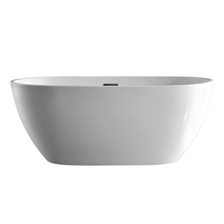 SanSiro Asti 59x34 Water Jet Acrylic Freestanding Bathtub