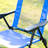 Folding Patio Chairs  2 , Blue Outdoor Chair With Adjustable Sling And Detachable Head Pillow For Outdoor, Garden, Lawn Use Back Garden
