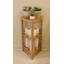 Étagère de salle de bain en bois massif l 15,6 po x H 26,7 po x P 17,44 po Mitch