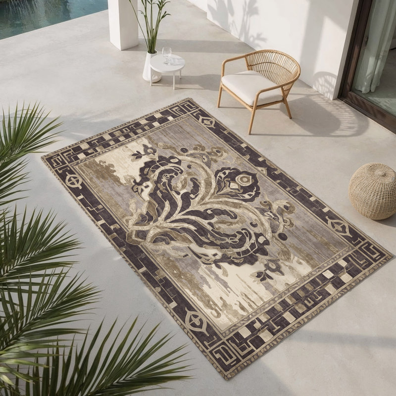 Tapis intérieur et extérieur Panathenaic Path, Rectangle 1 pi 6 po x 2 pi 6 po