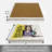 Avoid Men Single Square Tumbled Tile Coaster
