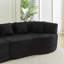 Compression Curved Sectionals, 111.5 Inch Chenille Modern Home Sofa