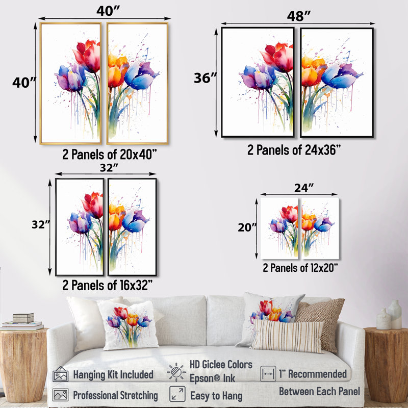 Herald - Pink Traditional Wall Art, Black, 36" H x 48" W, Floater Framed Print