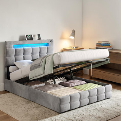 Daysan Upholstered Ottoman Storage Bed