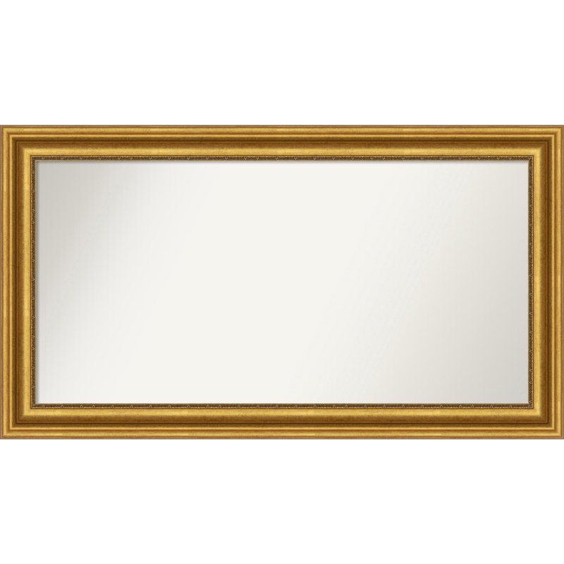 Miroir de salle de bain Jashawna, 27,75 po x 49,75 po, Doré