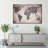 Titanium World Map Canvas Print-92497652