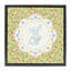 Cadre flottant Floral Spring Bunny & Sprig, design par Angela Steahling-682478279-682478280