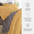 8-Piece Bedding Bundle - Solid Duvet Cover, Comforter Insert, and Patterned Sheet Set-99311847-99311848