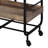 Washed Serving Cart With 3 Adjustable Trays-1688323085