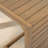 C Shaped Solid Wood End Table-479994523