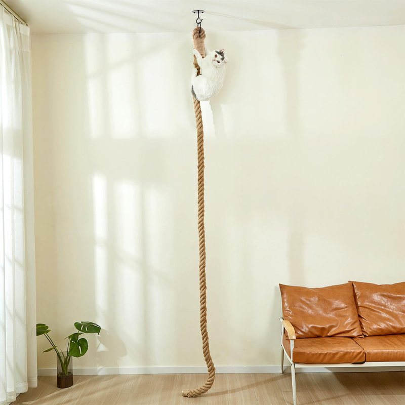 9.8ft Cat Climbing Rope for Ceiling