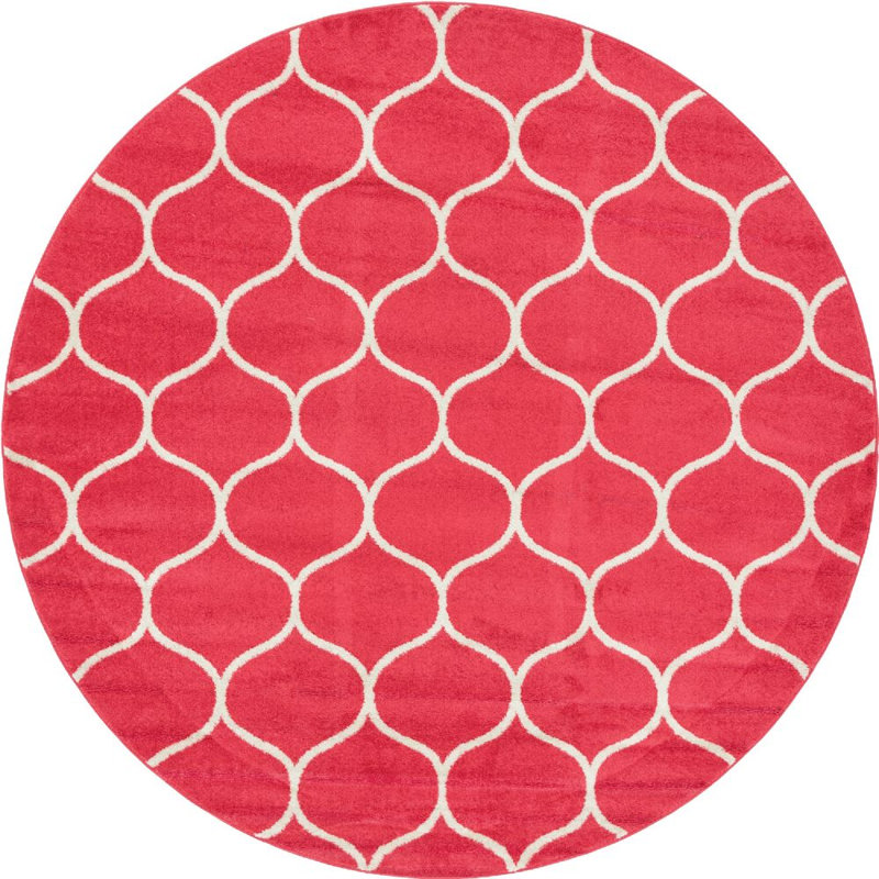 Tellaro Abstract Indoor Rug, Round 4'