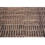 Tapis tribal moderne à motif géométrique gris et neutre One-of-a-Kind