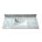 43'' Marble Single Bathroom Vanity Top with Sink