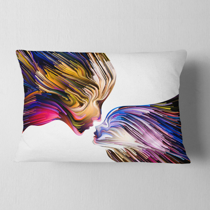 Metaphorical Mind - Coussin Metaphorical Mind, Rectangulaire, 12 po x 20 po