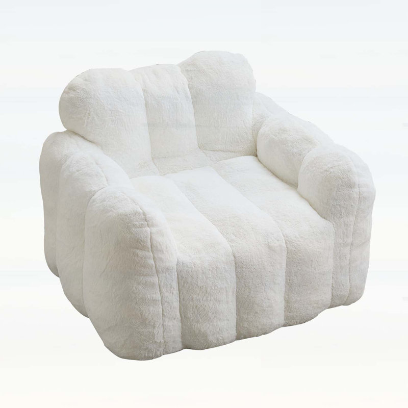 Fauteuil à billes Lotus, Blanc