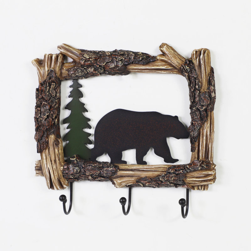Crochet mural Rustic Bear