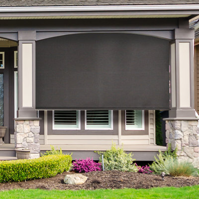 Sharice Semi-Sheer Outdoor Roller Shade