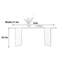 Table en pierre frittée blanche Wabi-Sabi-129019626