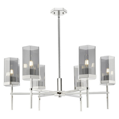 Downtown Urban - Nemec - Lustre suspendu 6 lumières 32 po 