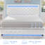 LED Bed Frame with 2 Storage Drawers and Adjustable Headboard, Diamond Button Tufted Bedframe-993219745-993219774