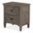1Pc Nightstand Bedside Table With Round Pull Knobs