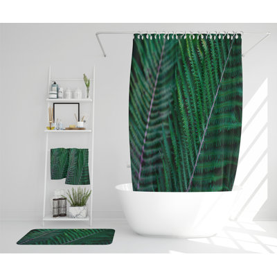 Natthew Polyester Shower Curtain Set