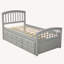 Lits simples 6 tiroirs en bois massif-543792608