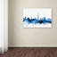 «Paris France Skyline» par Michael Tompsett, impression sur toile tendue-15823899
