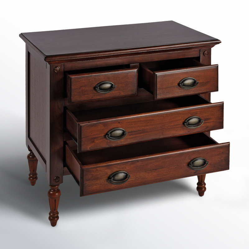Easterbrook 4 Drawer Chest, Dark Cherry
