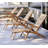 Teak Flip Deck Chair